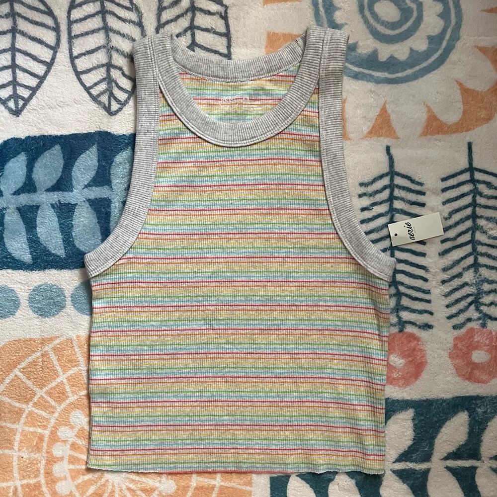 Aerie Striped Tank Top
